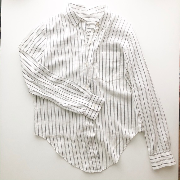 Madewell Striped Tie Blouse - Picture 5 of 8
